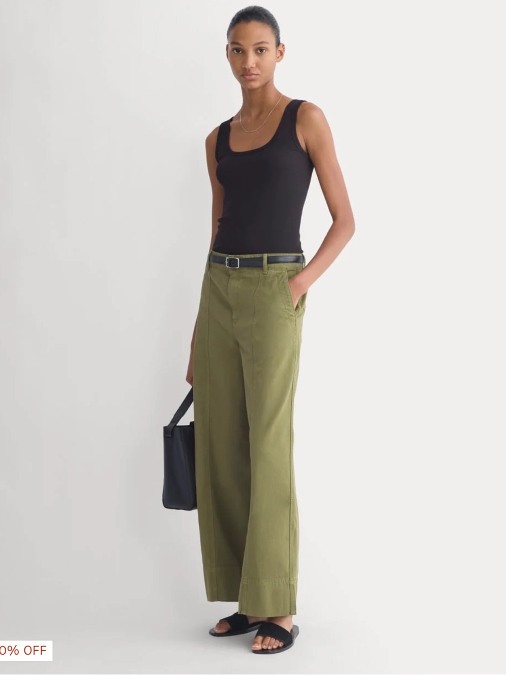 Everlane Seamed Wide Leg Pants Size 10